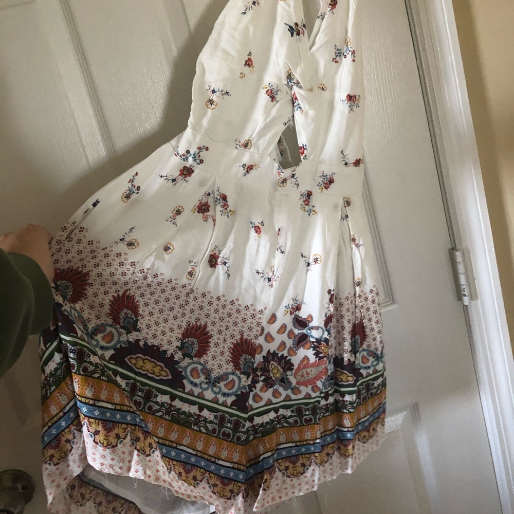 Tie back Romper NWT
